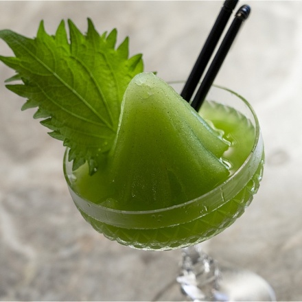 大葉とベルモットのフローズンカクテル