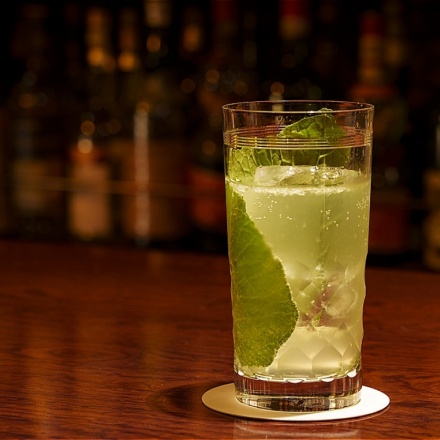 葉わさびのジントニック